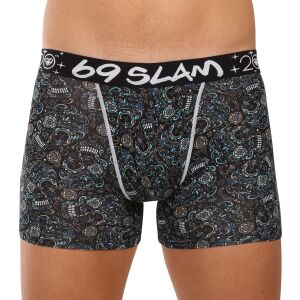 Férfi boxeralsók69SLAM Gilbert fit bambusz SKULLER (MPBSUR-BB) XL 145190582 - 69SLAM