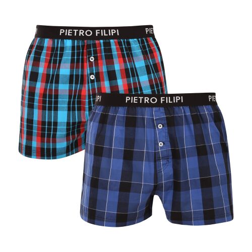 2PACK tarka Pietro Filipi férfi bő szárú boxeralsó (2PGV4) M 145190884