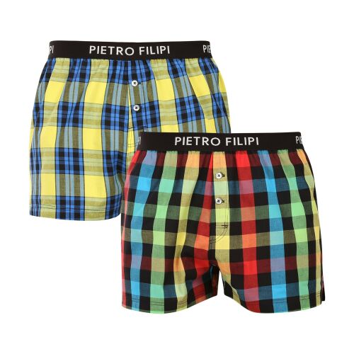 2PACK tarka Pietro Filipi férfi bő szárú boxeralsó (2PGV2) 4XL 145191207