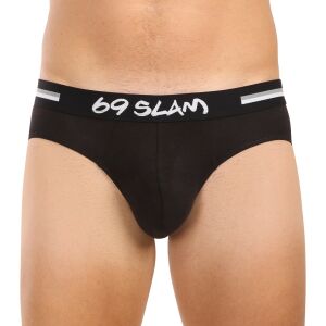 Férfi alsónadrág69SLAM Hanry sima bambusz csípő fekete (MBCPLN-BK) XL 145192446 - 69SLAM