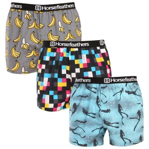 3PACK férfi rövidnadrágHorsefeathers Frazier csomag 10 (AM096M) M 145192515 - Horsefeathers