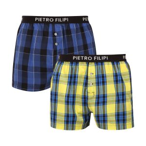 2PACK tarka Pietro Filipi férfi bő szárú boxeralsó (2PGV3) 5XL 145196288 - Pietro Filipi