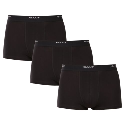 3PACK férfi boxeralsók Gant fekete (900003333-005) XXL 145196342