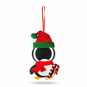 Karácsonyi fénykép dekoráció - filc - csengettyűvel - akasztható - 13 x 17 cm - 3 féle 145196956 - Karácsonyfadísz