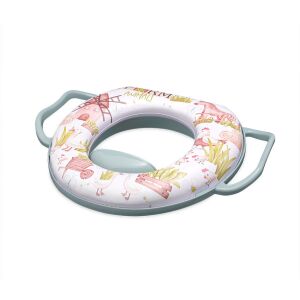 Lorelli párnázott WC szűkítő fogantyúval - Green Farm 145198497 - Lorelli WC szűkítő