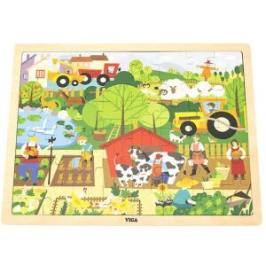Óriás fa puzzle - Élet a farmon - 48 db-os 145199295 - Miniland