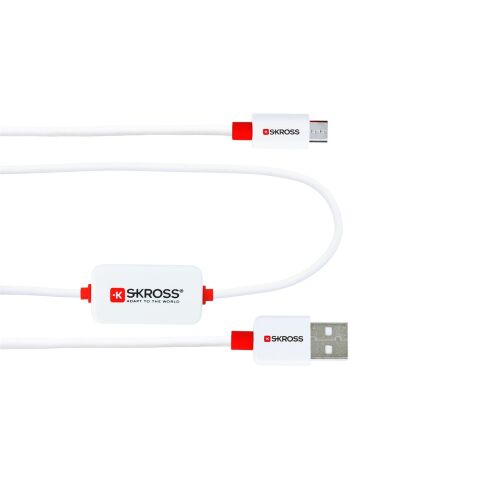 SKROSS USB kábel, töltő, szinkron, alarm (microUSB) 145200071