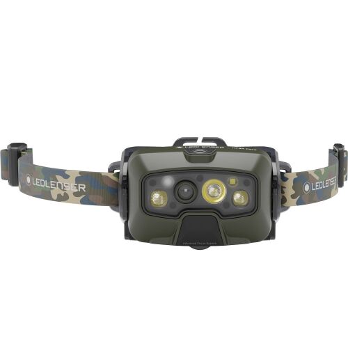 LEDLENSER HF8R Core RGB 1600lm/210m, Li-ion, tölthető fejlámpa, terepmintás 145200133