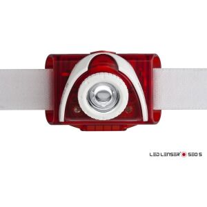 LEDLENSER SEO5 3xAAA 180 lm fejlámpa piros 145200505 - Ledlenser