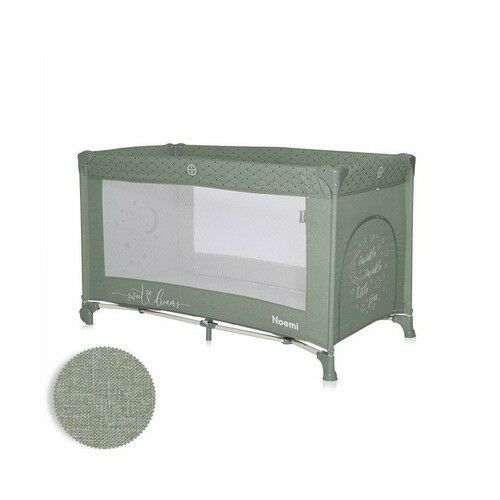 Lorelli Noemi 1 fix utazóágy - Iceberg green star 145203709