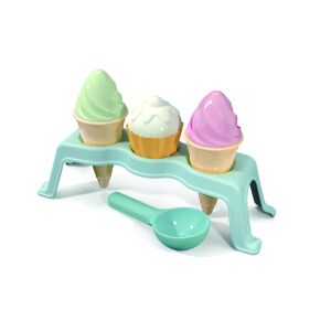 Androni fagyis homokozó készlet állvánnyal- 8 db-os 145204170 - Szabadtéri játék és felszerelés