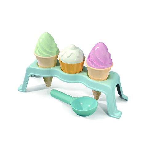 Androni fagyis homokozó készlet állvánnyal- 8 db-os 145204170