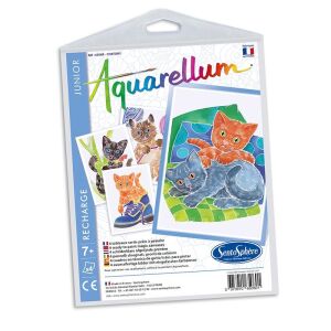 Pótlapok Aquarellum képekhez, kölyökcicák - Sentosphere 145204507 - Miniland