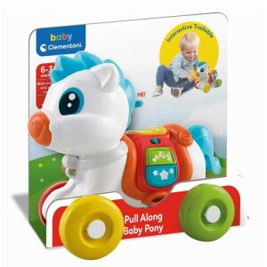 Baby Clementoni Zenélő póni húzható bébijáték 17836 145205140 - Clementoni