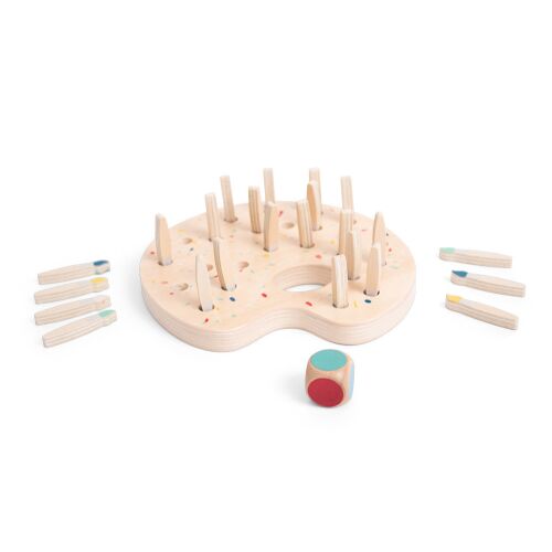 BS Toys - Festékpaletta fa memóriajáték