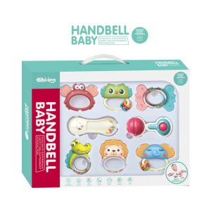 Chipolino 8 db-os csörgő és rágóka szett, állatok 145209097 - Chipolino