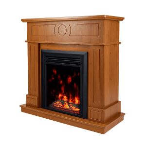 Semineu electric Art Flame Ambasador nut & Cris cu efect de trosnituri de lemn - Șemineu și sobă