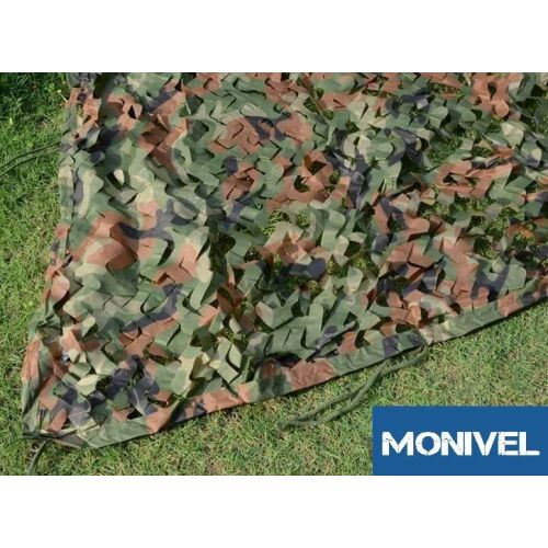 1,4x5m álcaháló – dekoráció, árnyékoló, terep színű álca háló, álcaruha 210D Monivel 145210842
