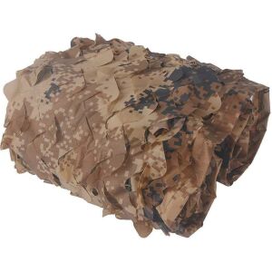 Brown Digital 3x4m álcaháló dekoráció, árnyékoló terep színű álca háló 210D 145211118 - Álcaháló