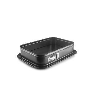 Tava tort demontabila Ibili-Moka, otel, 35x24x8.6 cm, negru 145211288 - Forme de coacere