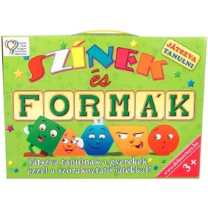 Játszva tanulni - Színek és formák - társasjáték gyerekeknek