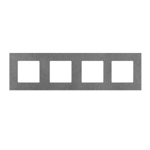 LUXION Négyszeres Márvány Keret 145212873 - Villanykapcsoló keret