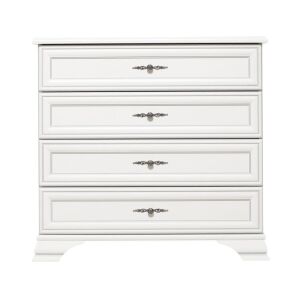 Komód, alpesi fehér, KENTAK KOM4S 145217052 - Nappali bútor