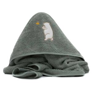 Fillikid kapucnis törölközõ 75x75 maci zöld 1032-54 145217574 - Baba Fürdetés & Ápolás