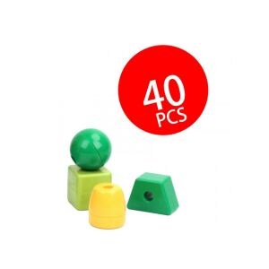 Nagy fűzőgyöngyök dobozban, 40 darabos szett 145217791 - Gyöngy & Gyöngyfűző