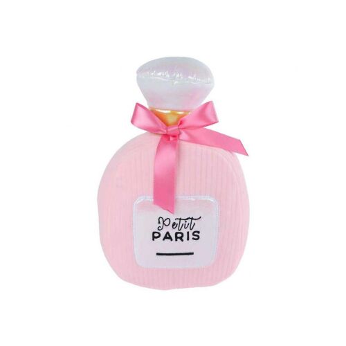 Glamour plüss parfümös üveg játék, rózsaszín 'Petit Paris' dizájn - Plüssjáték