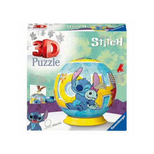 Disney Stitch és Pop 3D puzzle labda, 54 darabos