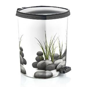 Family szemetes pedálos 20 l 32,5x35x39cm, "köves" 145220193 - Szemetes