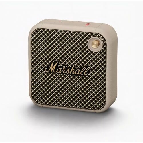 Marshall Willen II hordozható Bluetooth hangszóró, krémszínű, elölnézet - Marshall