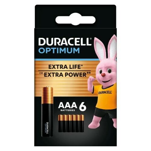Батерии Duracell R3 AAA Optimum, 6 бр. 145223899