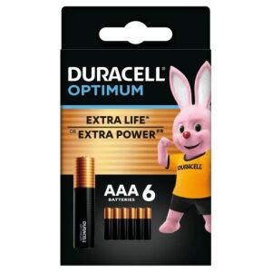 Baterii Duracell R3 AAA Optimum, 6 buc 145223899 - Duracell Baterii si acumulatoare