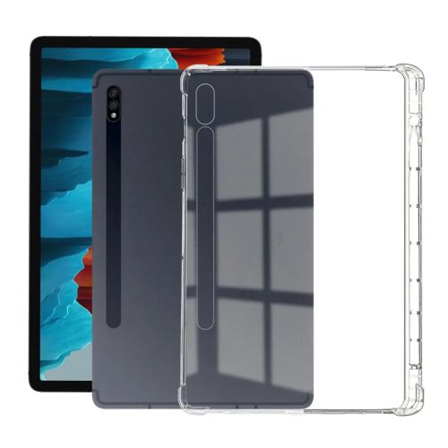 EStuff ORLANDO Clear TPU tok Galaxy Tab S7+/S8+ sarokvédéssel