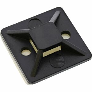 Suport de fixare InLine pentru legături de cablu 4,5mm, negru - 10 buc. 145226306 - Legături de cablu
