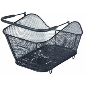 Hátsó csomagtartó kosár BASIL ICON M MULTI, MULTI rendszer, fekete acél (NEW 2025)