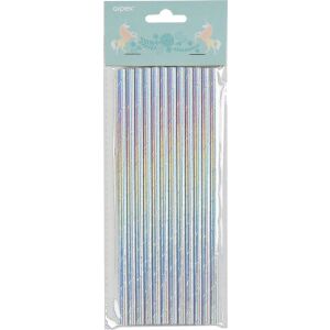 Papírszívószálak csomagja 12 db