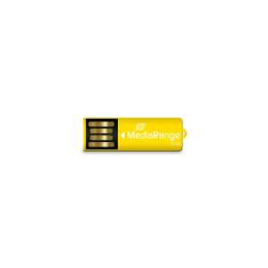MediaRange USB Nanostick 16GB m. Klammerfunktion gelb 145227896 - Computer und Zubehör
