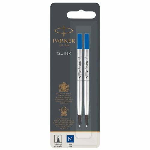 Parker Rollerballmine M Blau 2er blister (1950327) 145227909