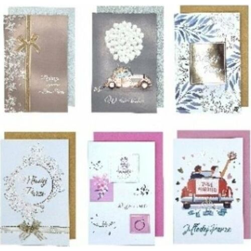 Incood Esküvői kártya összecsukható 1,5x17cm mix