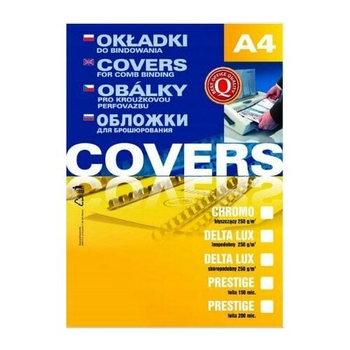 Argo Folia do bindowania A4 ARGO 409075 átlátszó sárga 0.20mm 25 db