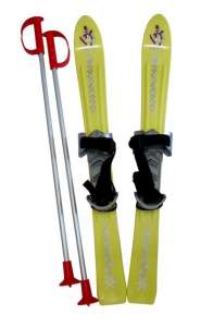 Plastkon gyermek sílecek 70cm - sárga 30433165