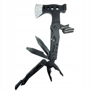 TÖBBFUNKCIÓS MULTITOOL Szerszám fejsze fogó Túlélőkés scyzoryk