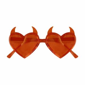 Szemüveg szív szarvakkal