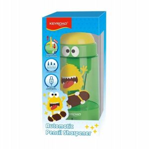 KEYROAD elektromos ceruzahegyező, USB, egyes, zöld