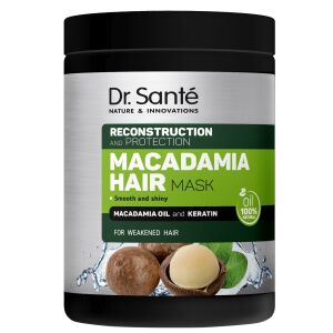 DR. SANTE Macadamia Hajmaszk regeneráló hajmaszk makadámia olajjal és keratinnal 1000 ml