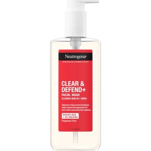 NEUTROGENA_Clear Defend + Facial Wash tisztító gél 200ml