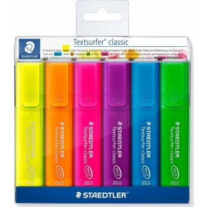STAEDTLER Textmarker Textsurfer clas 6St Etui 145231331 - Schreibwaren